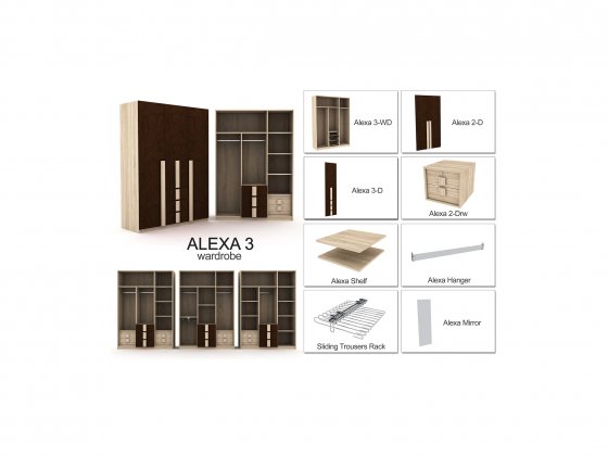 Alexa 3 Wardrobe