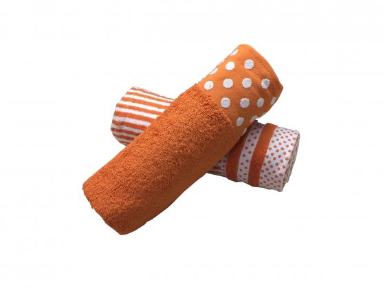 Bath Towel GIESTDOT STRIPE ORANGE