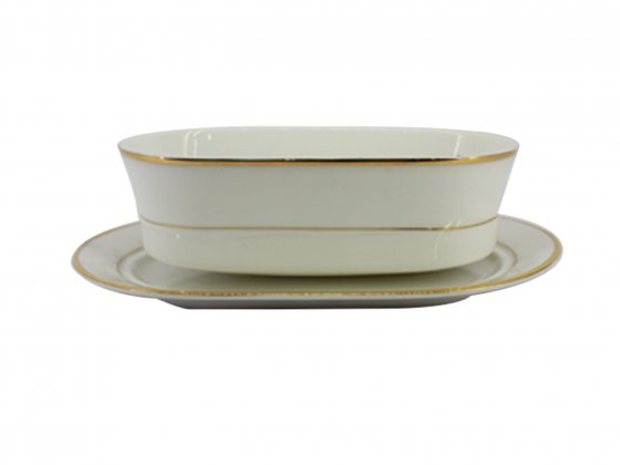 Cameo Gold Butterdish 