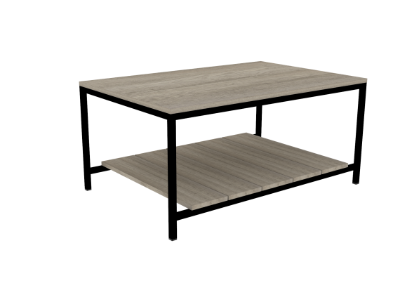 Top Table Particle Board Leg Metal Interio