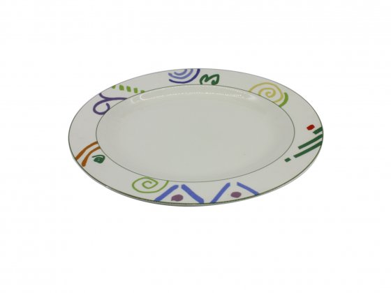 Graffiti Oval Plate 