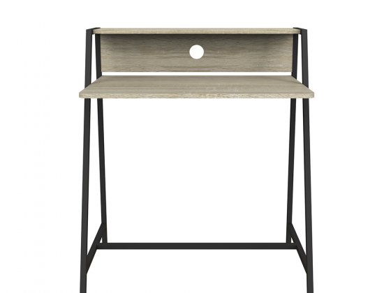 Meja Belajar Study Desk Sonoma Oak Black Text 8003
