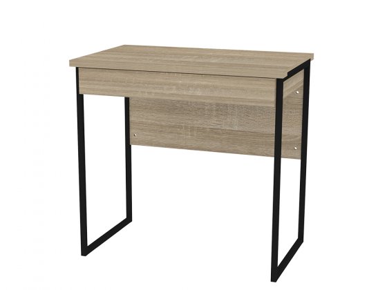 Meja Belajar Study Desk Sonoma Oak Black Text 8004