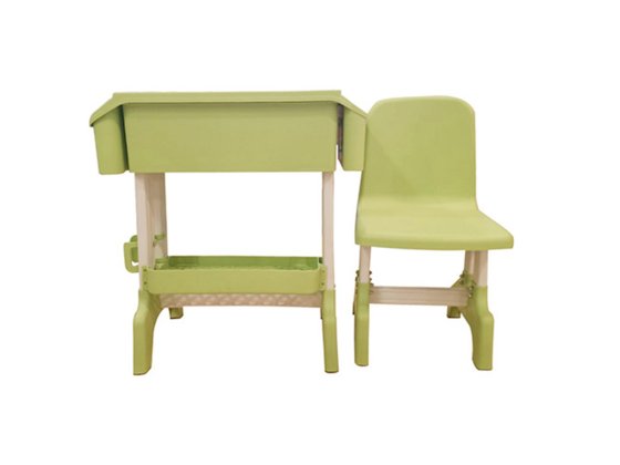 Meja dan Kursi Anak Kids Set Green GERALD