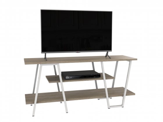 Meja TV Video Rack Sonoma Oak White 1075