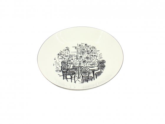 Parisian Scenes Soup Bowl 