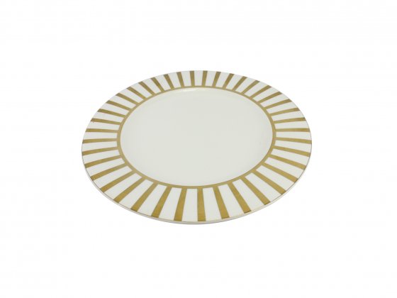 Stripe Gold Plate