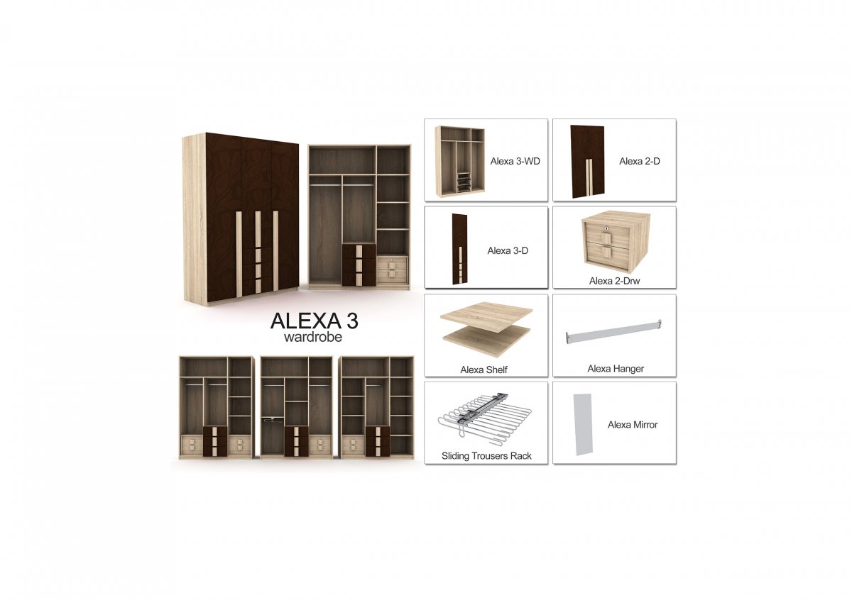 Alexa 3 Wardrobe