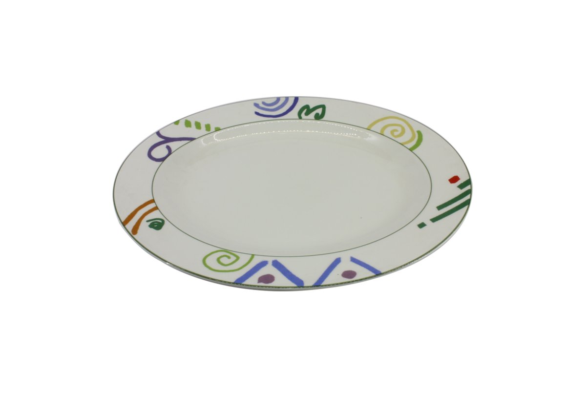 Graffiti Oval Plate 