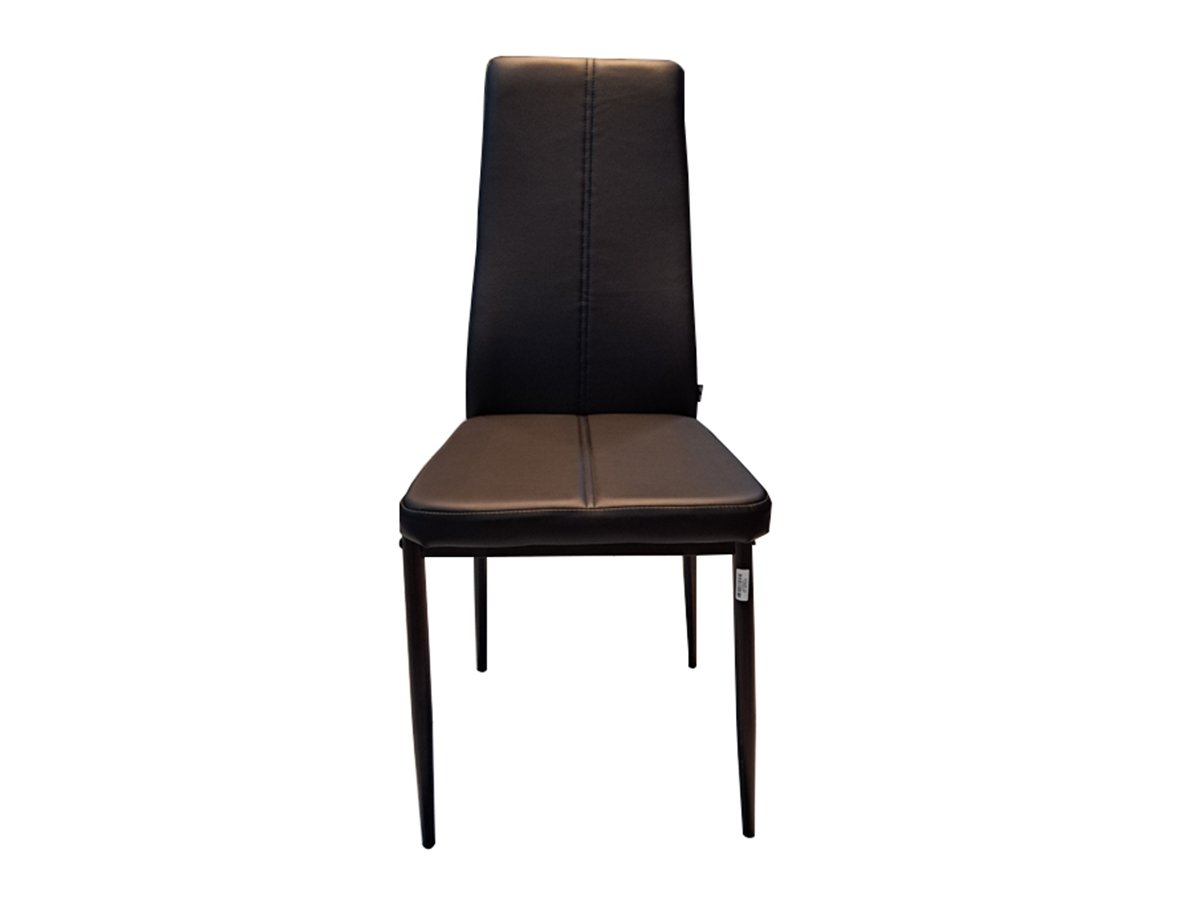 Kursi Makan Kulit Dining Chair Black TAMAS