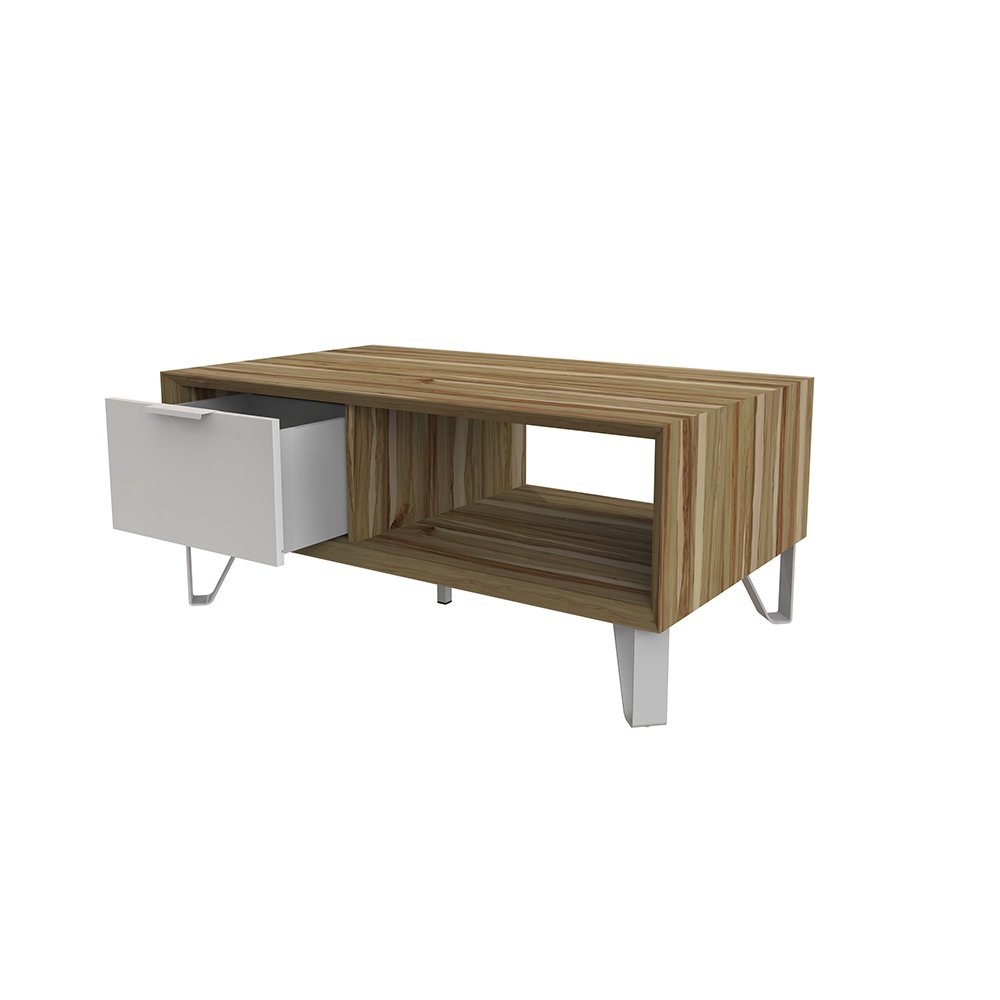 Jual Coffee Table 1092 Baltimore White Furniture Interio