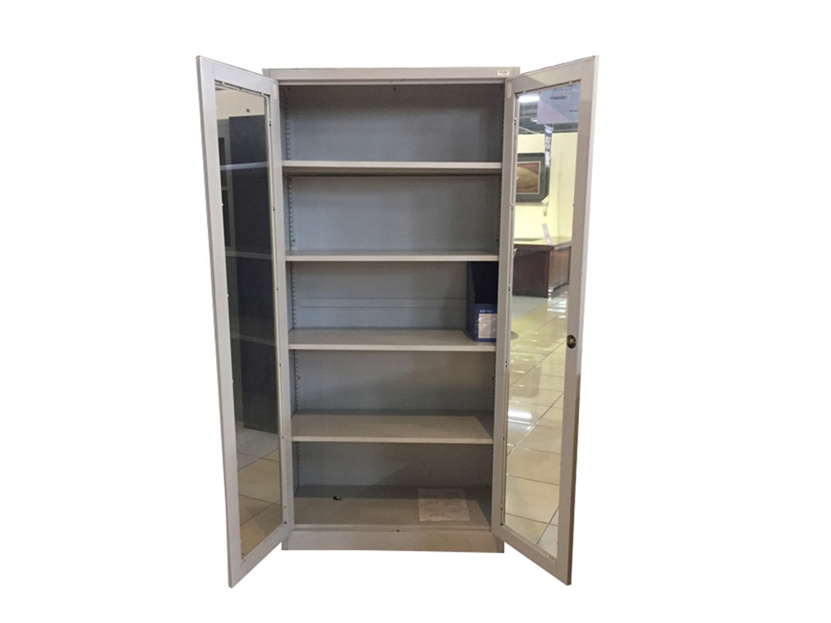 Jual Lemari Arsip Kantor Filing Cabinet Grey CASEY Furniture | Interio