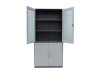 Lemari Arsip Kantor Filing Cabinet White Grey CHLOE