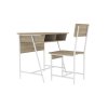 Meja Belajar Set Study Desk Sonoma Oak White 5921