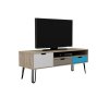 Meja TV Video Rack Sonoma Oak Black Text VR-1216.FRM