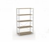 Rak Display Display Cabinet Cherry Silver M-DC-8435.CH-SL.INT